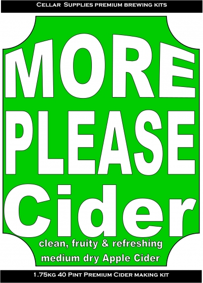 more please cider kit