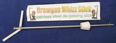 brewgas whizz stick stainless steel mixing/degassing stick