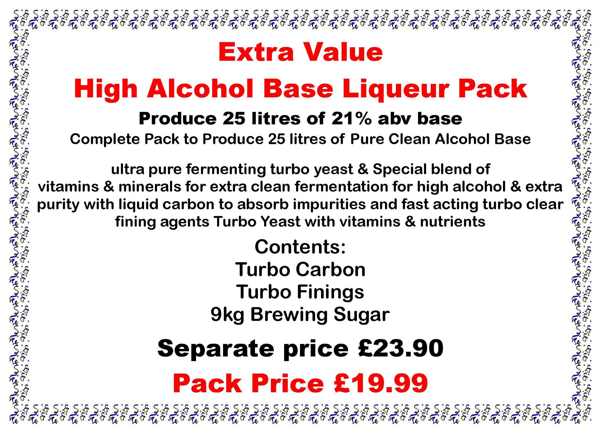 Hamstead Brewing Centre Extra Value High Alcohol Base Pack
